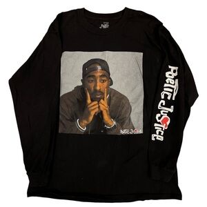 Black Poetic Justice Long Sleeve Shirt